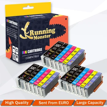 

18pcs PGI-580 PGI580 CLI-581 CLI581 Full Ink Cartridge For Canon TS8151 TS8152 TS8250 TS8251 TS8252 TS8350 TS9150 TS9155 printer