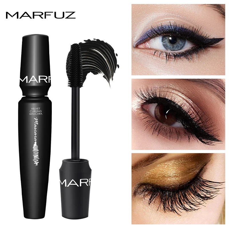 

MARFUZ 4D Mascara Waterproof Lash Extensions Cosmetics Mascara Rimel For Eyelash Extension Curling Thick Eye Lashes maquiagem