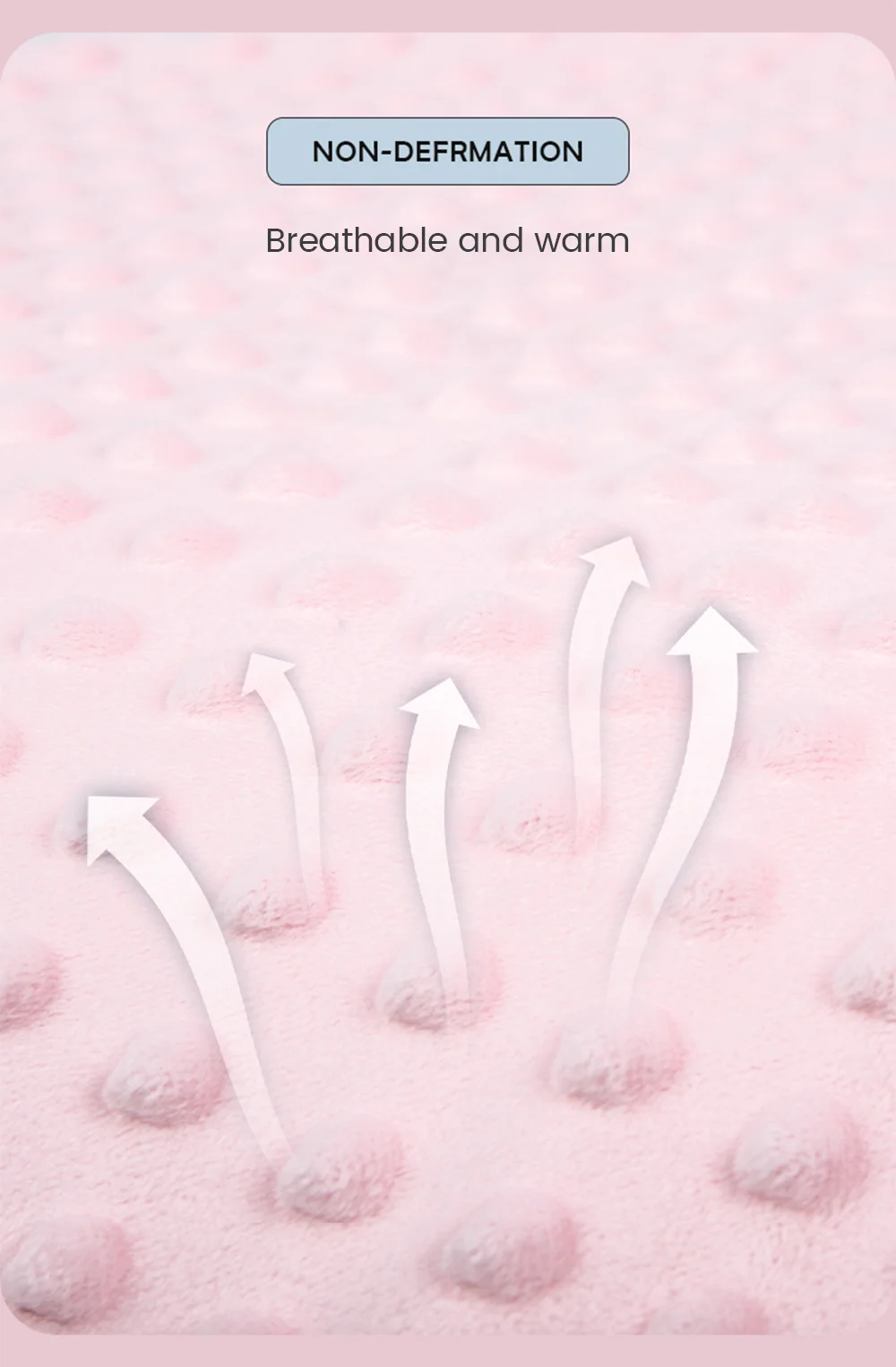 Bohnenflanell zum Nähen von Babydecke, weiche warme Samt-Korallenfleece-Decke für Kleinkinder, Säuglinge oder Neugeborene für Kinderbett, Kinderwagen, Reisen – Detail 6