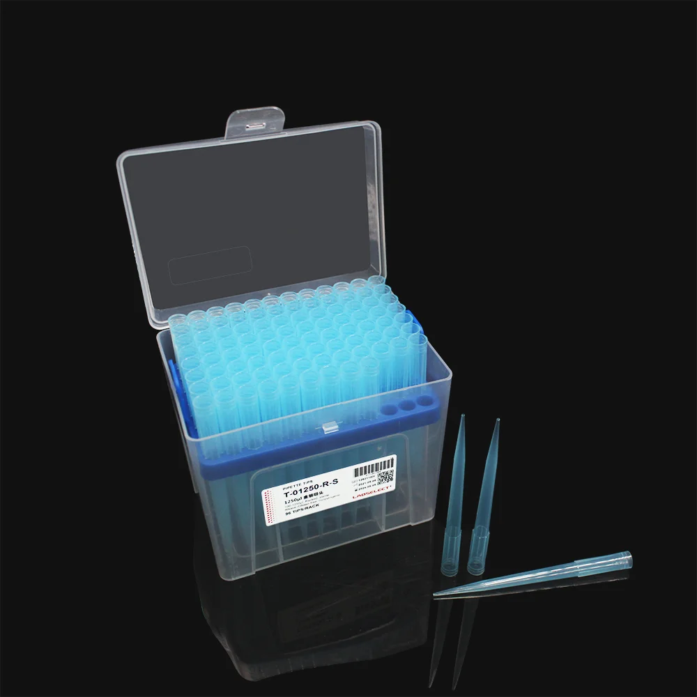 LABSELECT 1250ul pipette tips No DNase and RNase Non pyrogenic free