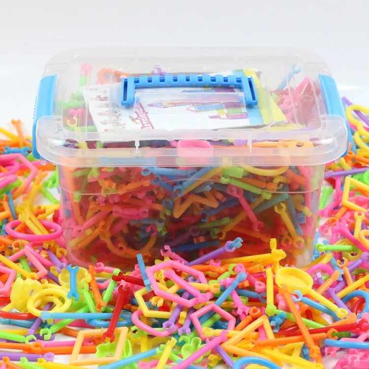 

Mixed Educational Fight Inserted Smart Building Block Sticks Children ENLIGHTEN Plastic Wisdom wan ju bang 800 PCs Tank Loaded
