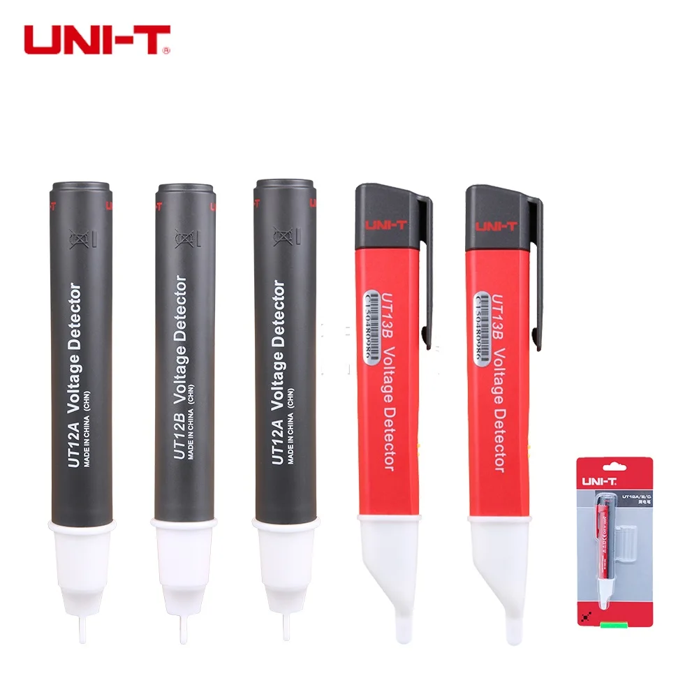 

UNI-T UT12A/UT12B/UT12C/UT12D/UT13A/UT13B AC Voltage Detectors; non-contact electroscope