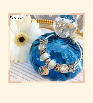 

High Quality 1:1 100% Silver Glaze Star DIY Beaded Bracelet Free Delivery