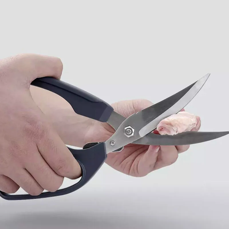Stainless Steel Kitchen Scissors Multipurposes Shears Tool for Chicken Poultry Fish Meat Vegetables Herbs BBQ's To Scissors