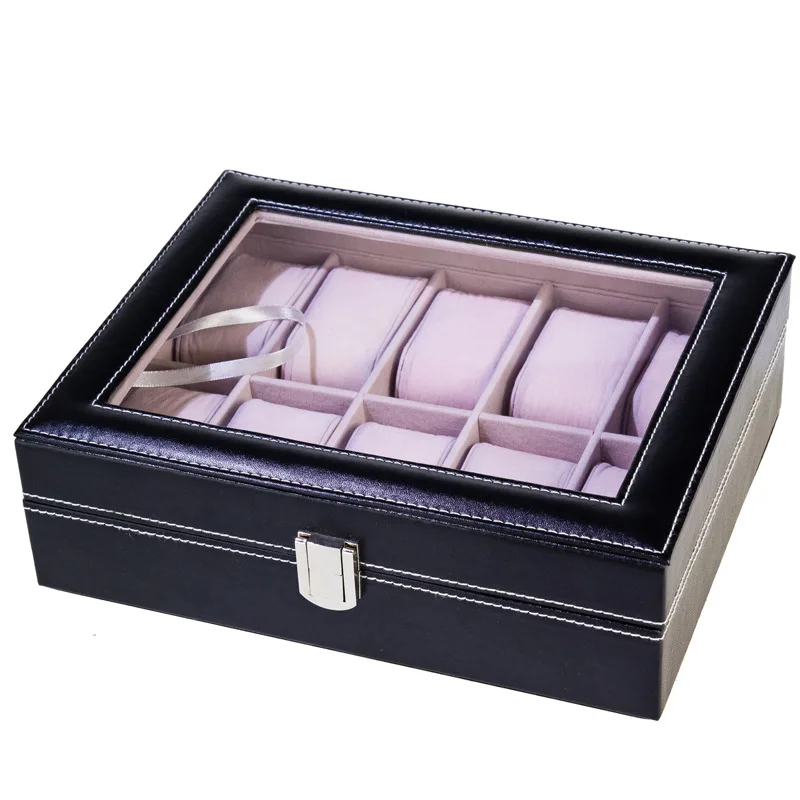 

Manufacturers Direct Selling 10 Rectangular Watch Box Top Grade Watch Box Currently Available Wholesale Leather Watch Box Wholes
