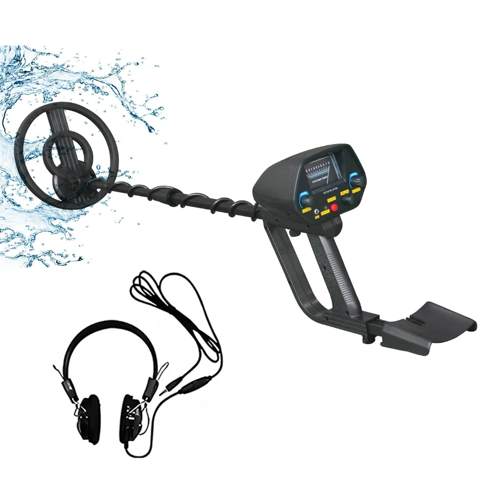 Metal Detector MD4080 with7.8" High Sensitivity Waterproof Search Coil All Metal & Disc Mode