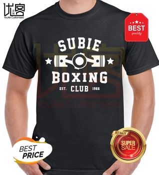 

subie boxing club t-shirt subaru t-shirt Men's women's Summer 100% Cotton Team Tees Male Newest Top Popular Normal Tee Shirts