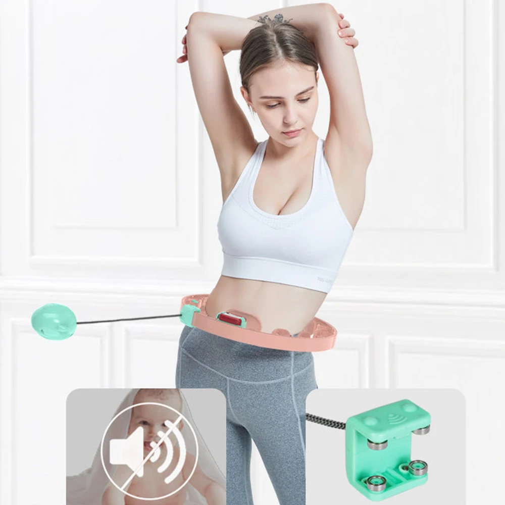 

Home Training Smart Sport Hoop With Detachable Adjustable Auto-Spinning Thin Waist Abdominal Exercise Hoop Fitness Weight Loss
