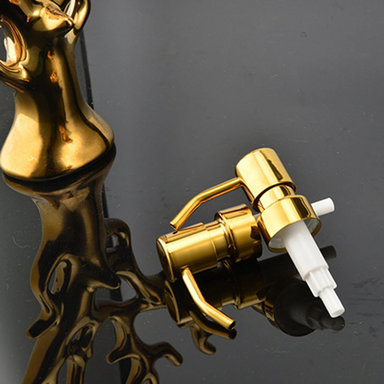 Stainless Steel Soap Dispenser Pump Head Replacement Spare Parts for Standard 28/400