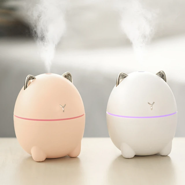 Humidificateur D'air Ultra-silencieux Avec Led, 300ml, Pour Bureau, Chambre  À Coucher, Voiture, Aromathérapie, Vaporisateur À Brume Fraîche -  Humidificateurs - AliExpress