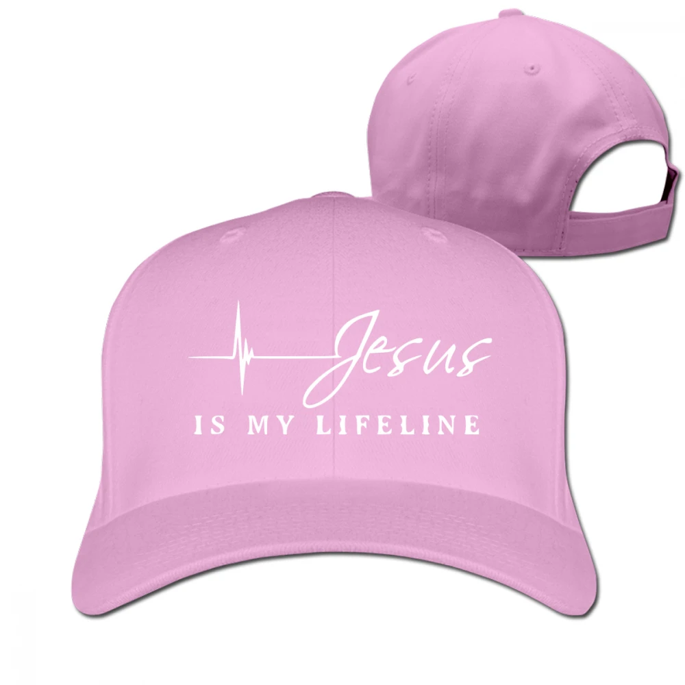 Jesus Is My Lifeline, Черная мужская Кепка унисекс, регулируемая шапка для гольфа, папы