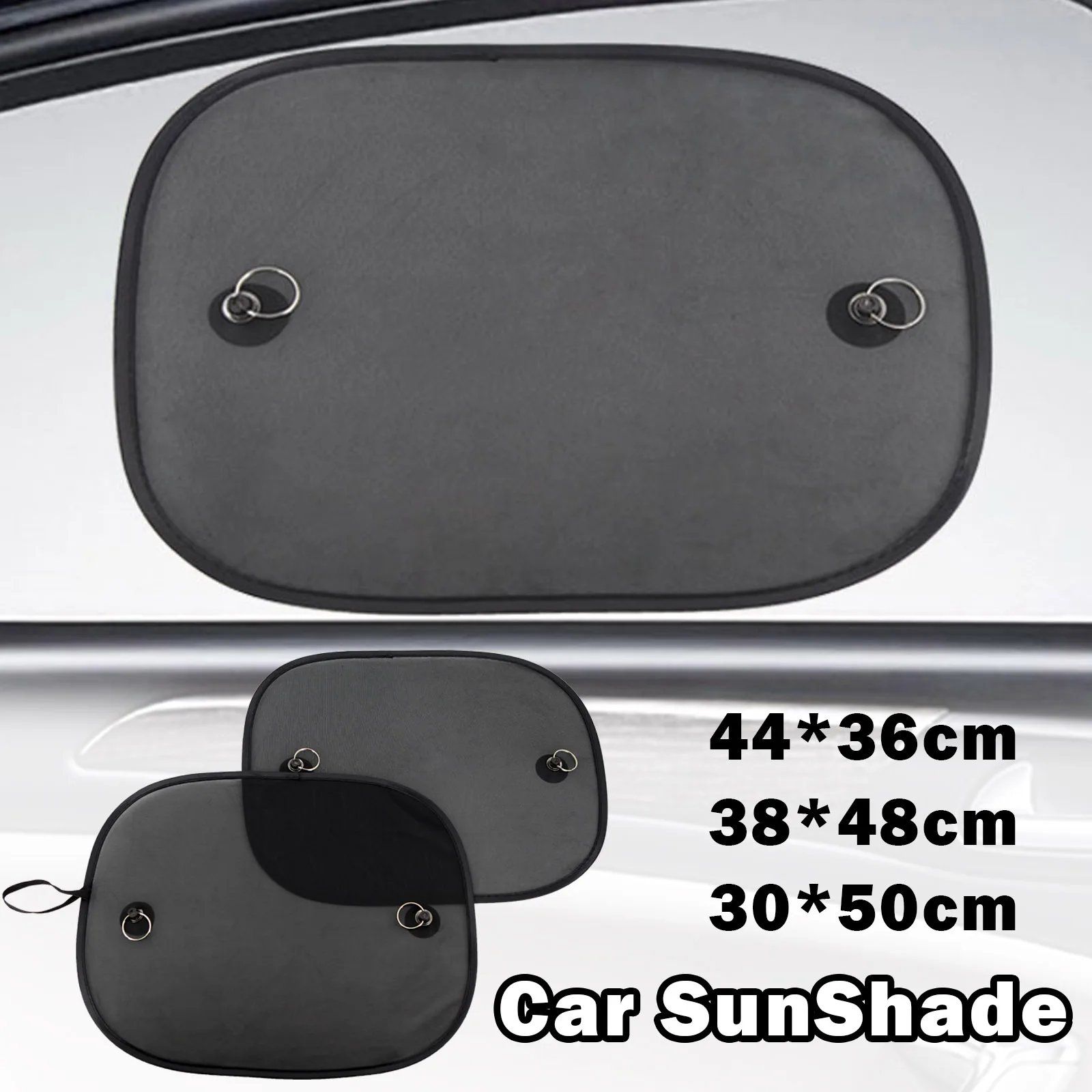 

Super Quality 2pcs Black Side Car Sun Shades Rear Window Sunshades Cover Mesh Visor Shield Screen Interior UV Protection Travel