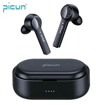 

Picun W16 TWS Wireless Bluetooth Earphone Touch Control Sports Headphones HD Stereo Headset Handsfree With Mic for iphone Xiaomi