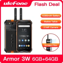 Ulefone Armor 3WT IP68 прочный смартфон Android 9,0 5," Helio P70 6G+ 64G 10300mAh сотовый телефон 4G 21MP NFC мобильный телефон Android