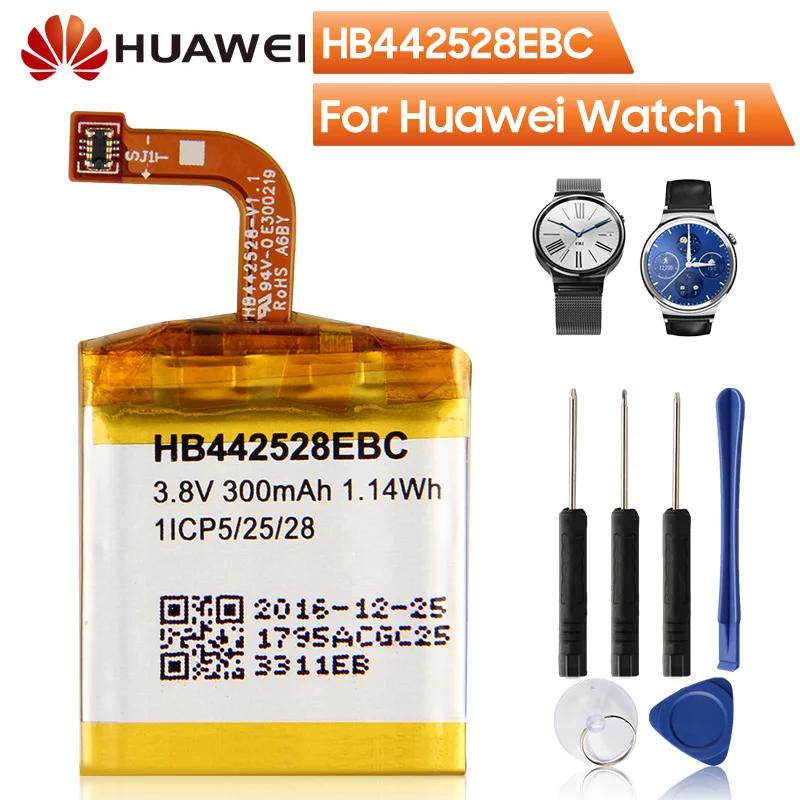 Оригинальная запасная батарея часов для Huawei Watch1 HB442528EBC аутентичная