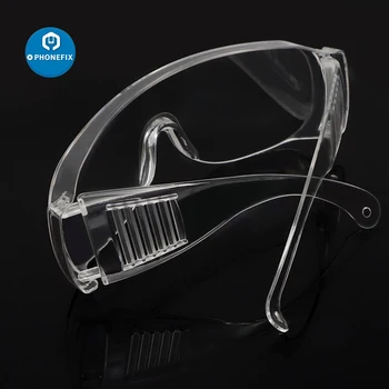 

PC-Safety Glasses Eye Protection Anti-Dust&Impact Goggles Transparent Eyepiece Chemical Labor Medical Proteccion Spectacles