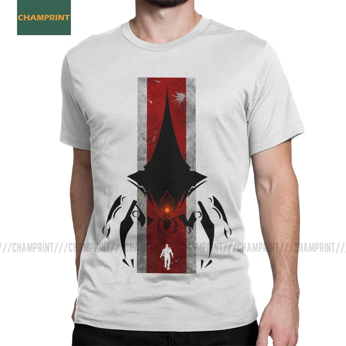 Футболка The Commander Mass Effect для мужчин Garrus Shepard Wrex reaper Mordin Game хлопковая тенниска с