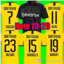 19 20 Дортмунд Футбол Джерси Филипп готзе Реус пулисический WITSEL PACO ALCACER взрослые Дортмунд Джерси