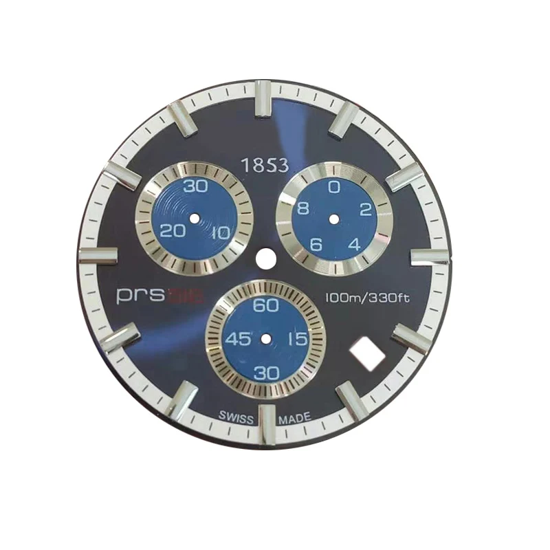 34,9 мм Циферблат для мужчин T044417A PRS516 кварцевые часы буквенные часы аксессуары для T044417 запасные части стрелочные часы