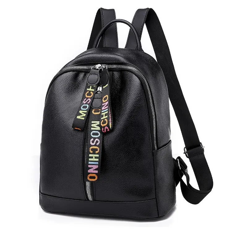 

New Style Europe And America Popular Ribbon Backpack Elegant Versatile Fashion WOMEN'S Bag Manufacturers Wholesale on Behalf of