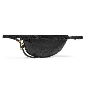 

Women Snakeskin Pattern Waist Fanny Pack Belt Bag Travel Hip Bum Small Purse Chest Phone Pouch
