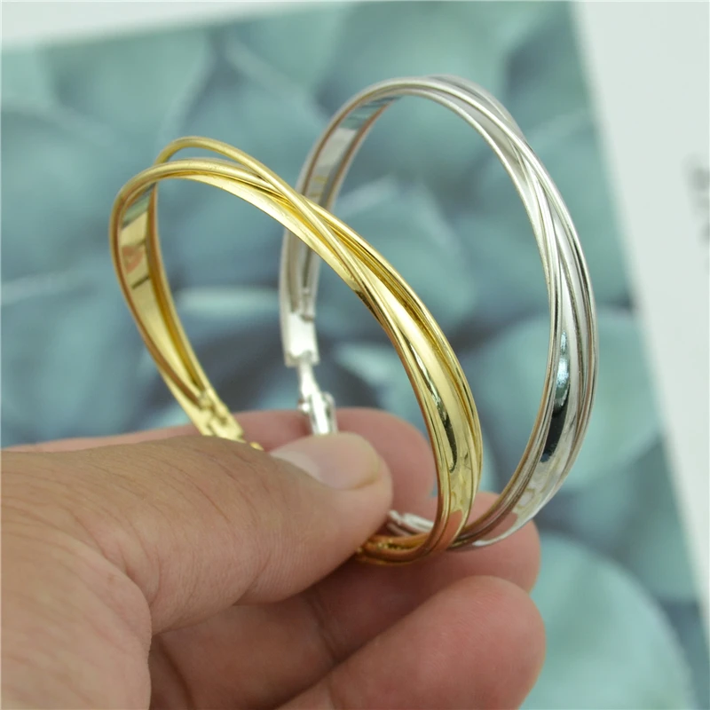 Clip earrings women Not allergic Painless No need pierced ears With cushion Fashion Casual Large circle ladies earrings ear clip earrings,clip earrings,ear clip