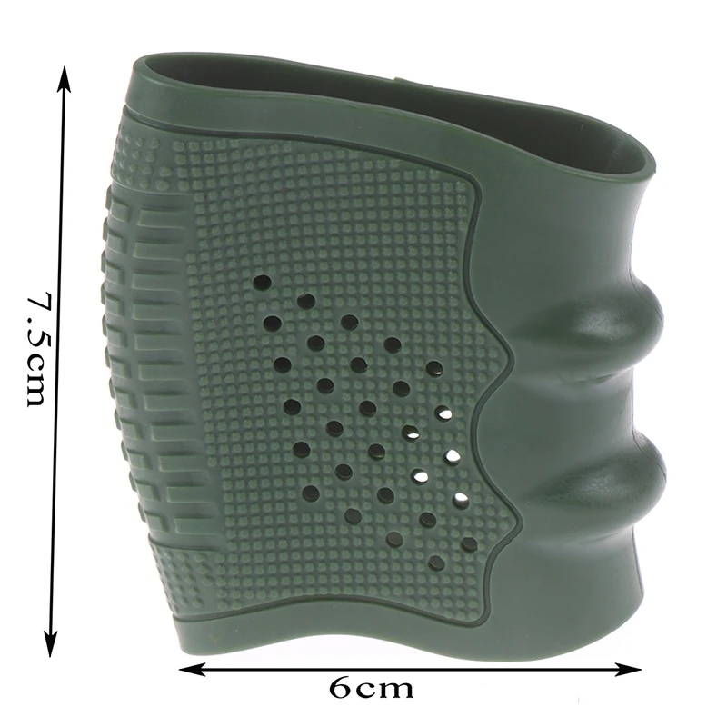 Тактическая противоскользящая резиновая Защитная крышка для ружья перчатка тактическая кобура для Glock охотничий черный пистолет аксессуары 1 шт