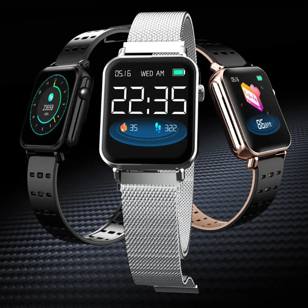 1.3 Inch Bluetooth Smart Watch Men Women Fashion Smart Watch HR Blood Pressure Heart Rate Fitness Tracker Smart Band