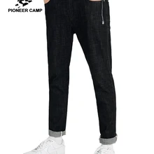 Pioneer Camp мужские черные джинсы брюки джинсовые Повседневные Классические Осенние Зимние прямые мужские простые брюки ANZ908206