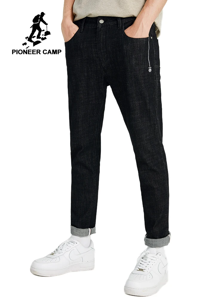 Pioneer Camp Men Black Jeans Pants Denim Casual Classic Autumn Winter Straight Male Plain Trousers ANZ908206 Pioneer Camp Men Black Jeans Pants Denim Casual Classic Autumn Winter Straight Male Plain Trousers ANZ908206
