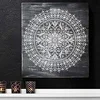 50 * 50 cm size diy craft mandala mold for painting stencils stamped photo album embossed paper card on wood, fabric, wall ► Photo 2/6