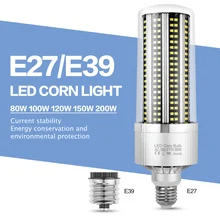 

E27 LED Corn Light 220V 360 456 504 668 884leds Lamp 110V Bulb E39 Chandeliers Lamp E40 Warehouse Workshop High-Power Lighting