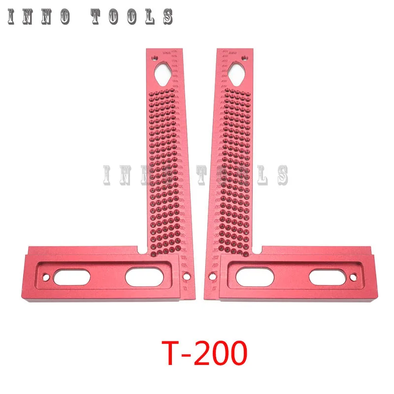 L shape Precision Woodworking scribe Aluminum Hole Scribing Gauge Woodworking Carpenter Scriber Marking Device