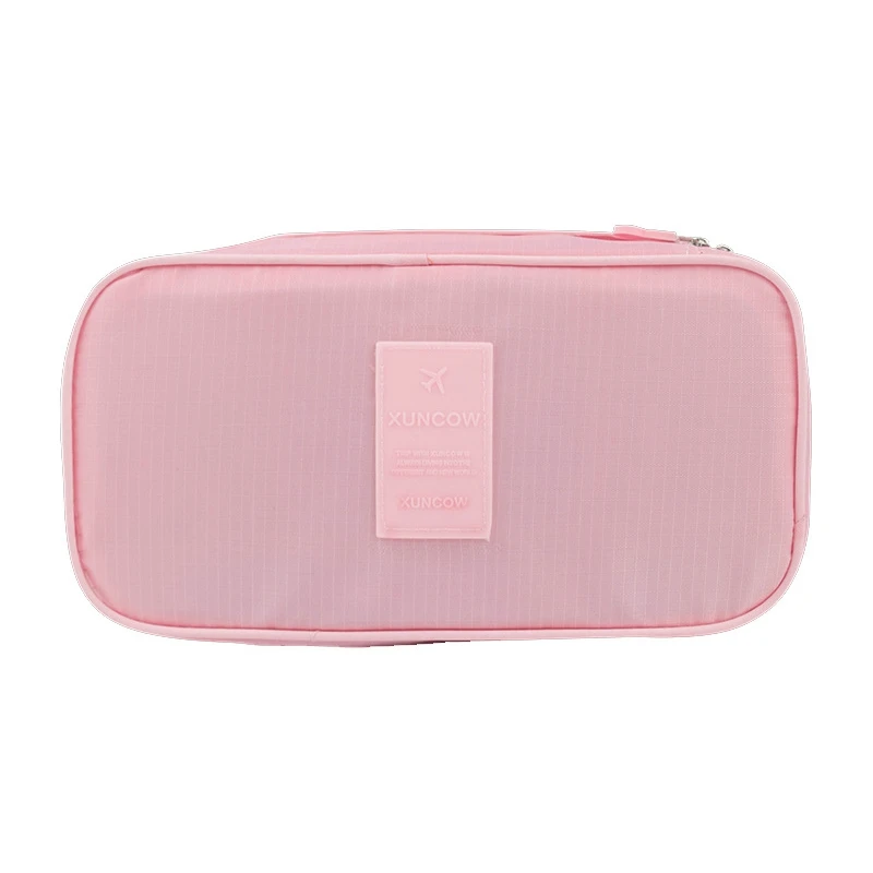 Горячая сумка для хранения портативная Одежда Органайзер Нижнее белье сумка для хранения бюстгальтеров тканевая сумка органайзер домашний гардероб - Цвет: Pink