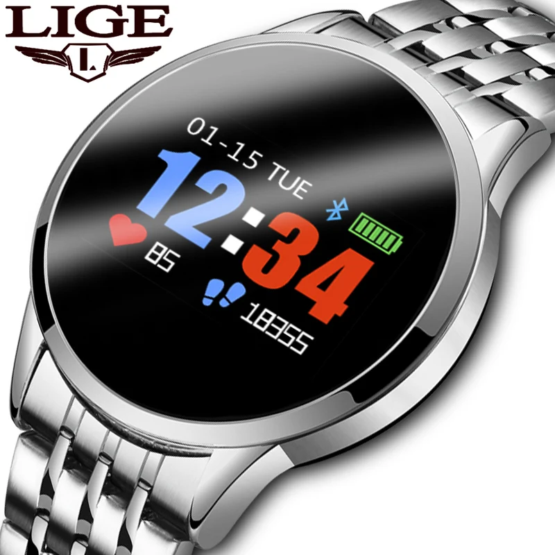 LIGE Новые Роскошные Смарт-часы для мужчин и женщин Li Ning спортивный фитнес трекер