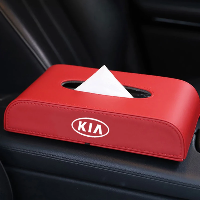 Caixa de Tecido do Carro Acessórios para Kia Bolsas de Embalagem de Armazenamento Interior do Carro Optima Ceed Rio 3 4 Pegas Picanto k2 k3 k4 k5 14 kia k2 k3 k4 k5 optima ceed