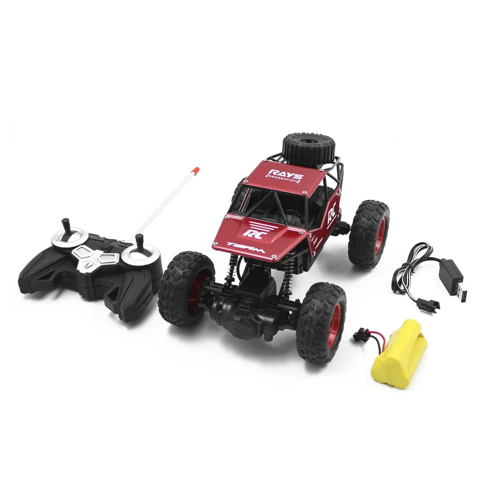 RC автомобиль сплав ноги скалолазание автомобиль игрушки четырехканальный 1:18 Багги внедорожные Грузовики Игрушки для детей мини Rc автомобиль внедорожник - Цвет: Красный