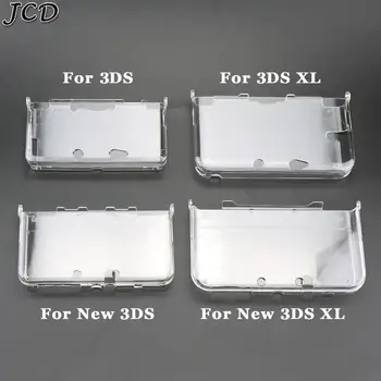 

JCD In Bulk Plastic Clear Crystal Protective Hard Shell Skin Case Cover For Nintend 3DS/New 3DS/3DS XL/New 3DS XL Console Games