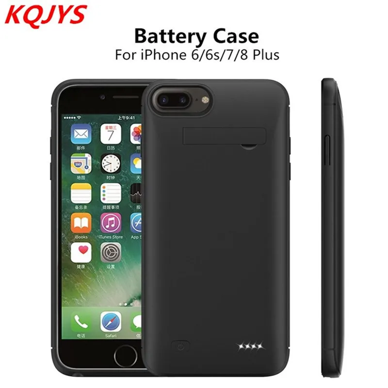 

KQJYS Power Bank Battery Charger Cases for iPhone 6 6s Portable Backup Battery Charging Case For iPhone 7 8 Plus Battery Case