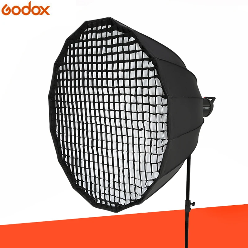Godox P90L 90 см Глубокий параболический Bowens Mount портативный софтбокс + P90 Grid для