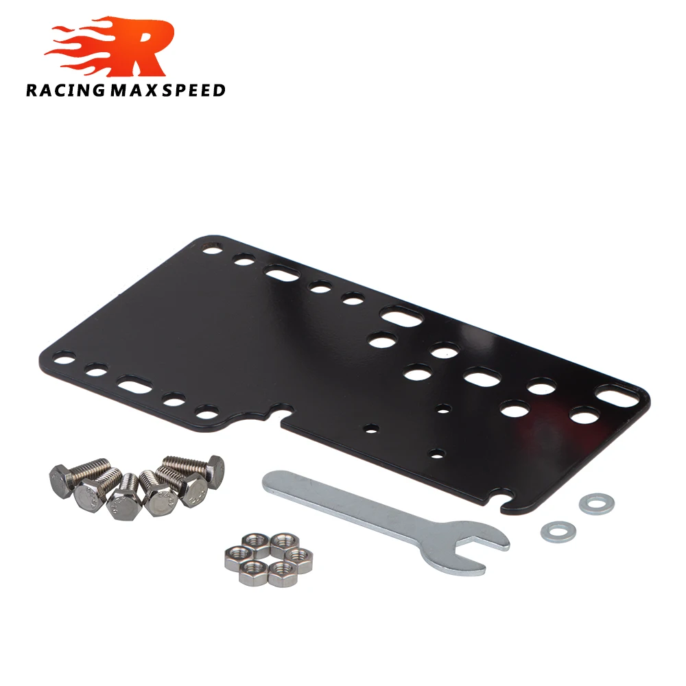 Black Stainless Steel SIM Racing Game USB Handbrake Holder Fixed Plate Or Bracket For Hand Brake handbrake plate,sim racing handbrake clamp