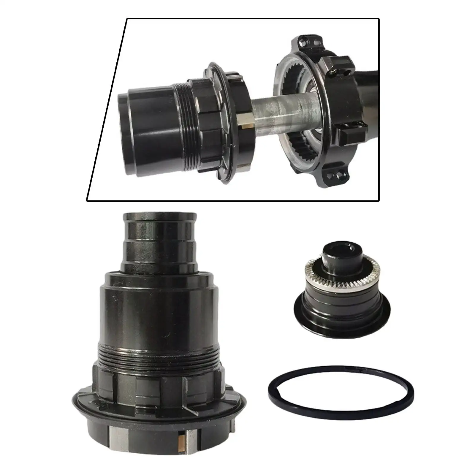 

Alloy Premium XD/XDR Bike Freehub Body Mountain Bicycle Cassette Freehub Adapter Ratchet Drive Hub Side Cover