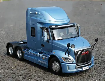

1/24 JAC GALLOP V7 American Style Truck Trailer Tractor Blue Diecast Car Model