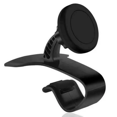 Car Mobile Phone Holder Dashboard Clamp GPS Mount Universal 360 In Car Dash Magnetic Universal Car Holder Support Newest - Цвет: Черный