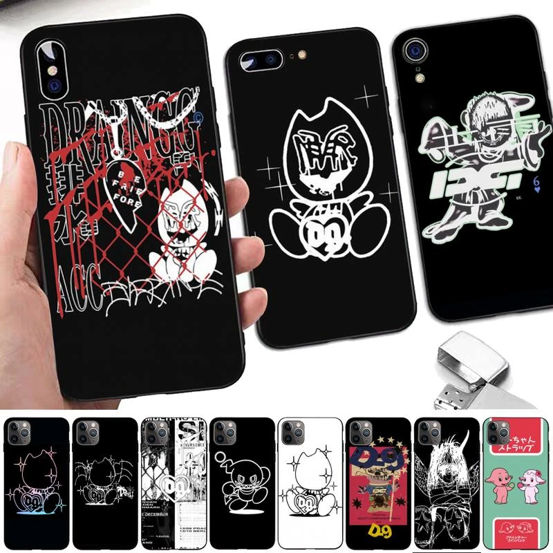 Drain Gang Phone Case for iPhone 11 12 13 mini pro XS MAX 8 7 6 6S Plus X 5S SE 2020 XR case iphone 13 pro max clear case