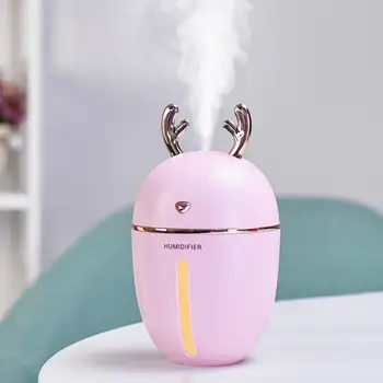 

450ML Air Humidifier USB Aroma Essential Oil Diffuser For Home Office Aromatherapy Humidificador Difusor With nightLight Lamp