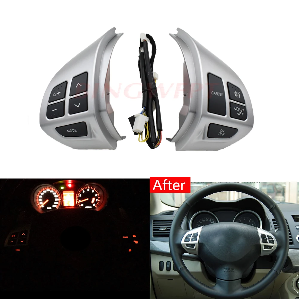 Bluetooth телефон круиз контроль переключатель на руль автозапчасти кнопки для Mitsubishi