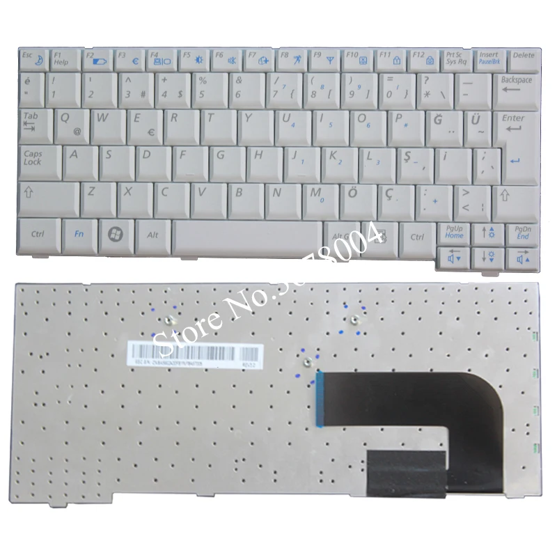 New Turkey Keyboard for SAMSUNG NP-NC10 NC10 ND10 N108 NC310 N110 NP10 N128 N140 N130 TR laptop keyboard white | Компьютеры и офис