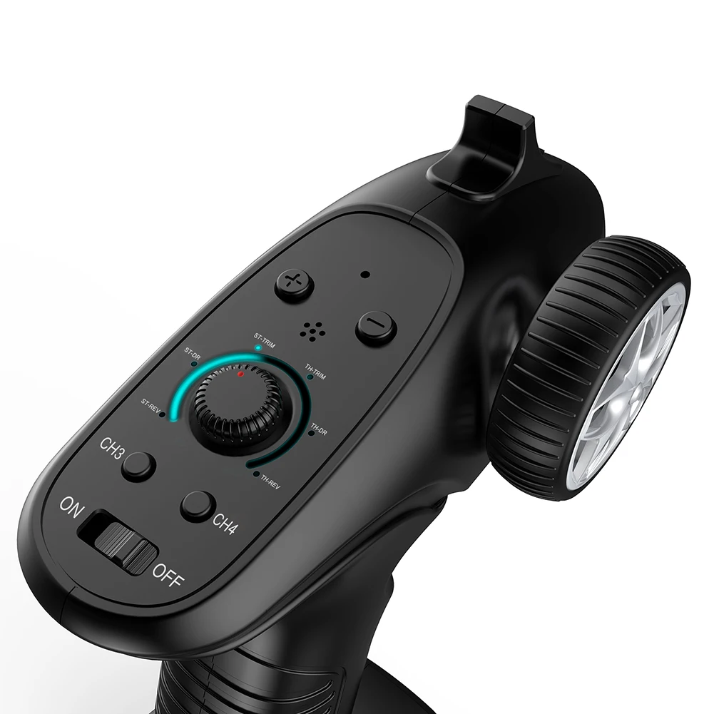 Récepteur radio 2.4G pour voiture bateau char RC, boîtier noir avec antenne et fils