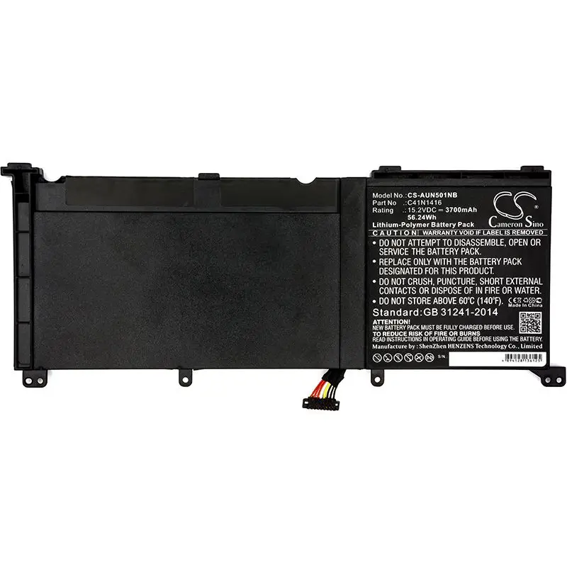 Аккумулятор CameronSino/Pitatel для Asus G501J N501L UX501V G60 G60J G60JW Q534 Series p/n: C41N1416 0B200-01250100 C4 |